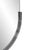 Metal Dante Stainless Steel Gray Capsule Mirror For Sale - Image 7 of 11