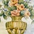 Mediterranean Vintage Italian Hand Painted Faience Oval Floral Wall Plaque For Sale - Image 3 of 8
