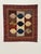 Vintage Traditional Americana Geometric Quilted Textile Art, Brown, Navy, Cream For Sale - Image 12 of 12
