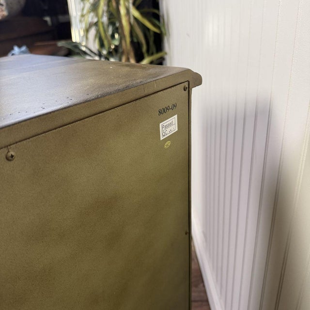 Vintage Lane Hand-Painted Floral Serpentine Chest of Drawers For Sale - Image 11 of 11