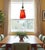 Late 20th Century Murano Orange Red Abstract Flower Bud Pendant Light For Sale In New York - Image 6 of 18