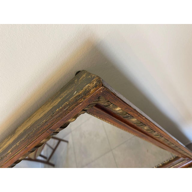 Biedermeier Mirror in Walnut Veneer For Sale - Image 12 of 17