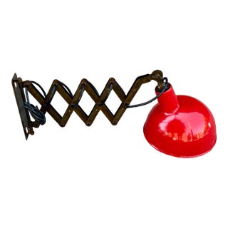 Mid 20th Century German Space Age Scissor Wall Lamp For Sale