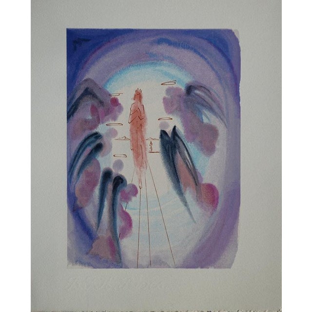 Salvador Dali, The Joy of the Blessed, Woodcut For Sale - Image 5 of 5