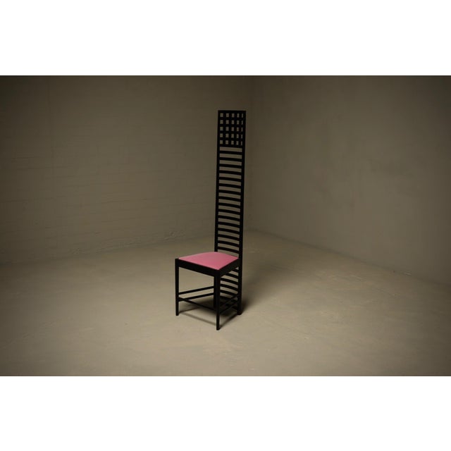 Mid-Century Modern Vintage Hill House 1 Chair by Charles Rennie Mackintosh for Cassina, 1970s For Sale - Image 3 of 12