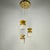 Measurements are for a single lamp shade. max total height is 130 cm and diameter of canopy is 31 cm Up to 250V (Europe/UK...