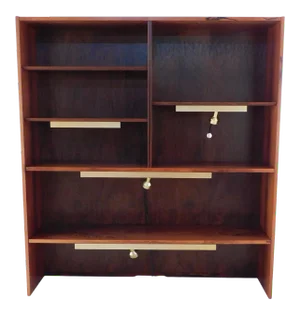 1960s Poul Hundevad Danish Modern Rosewood Bookshelf