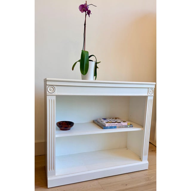 Ethan Allen Crawford Low Bookcase – Solid Wood Designer Bookcase Beautiful Ethan Allen Crawford Low Bookcase in excellent...