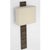 Metal Anne-Marie Barton for Visual Comfort Signature Fumar 23" Tail Sconce in Ridged Graphite with Bouclé Shade For Sale - Image 7 of 14