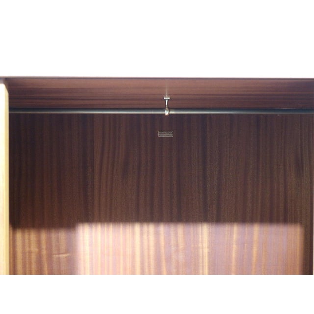 Mid Century Modern Vintage Teak Armoire Wardrobe by Austinsuite Danish Style For Sale - Image 10 of 12