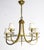 Metal Art Nouveau Chandelier, 1970s For Sale - Image 7 of 9