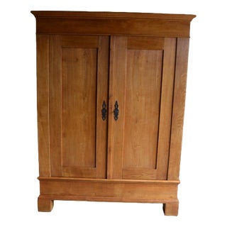 Antique Oak Wooden Cabinet, 1800s For Sale