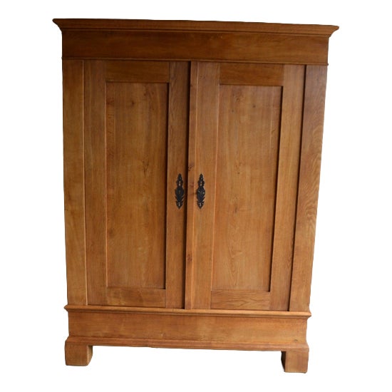 Antique Oak Wooden Cabinet, 1800s For Sale
