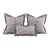 Designer Vicki Payne Free Spirit Gray Modern Abstract "Feathers" Pillow Covers- 3 Pieces For Sale In Jacksonville, FL - Image 6 of 6