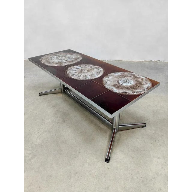 1960s Tile Coffee Table from Belarti, 1960s For Sale - Image 5 of 6