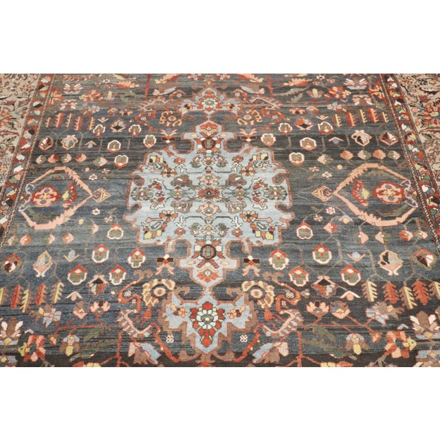 Antique Bakhtiari Persian Rug - 8'8" x 13'7" For Sale - Image 10 of 10