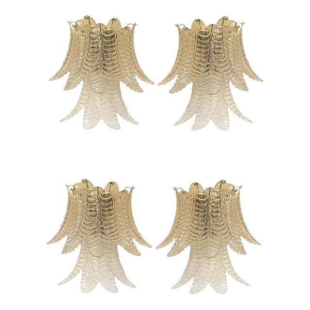 Transparent Felci Murano Style Glass Wall Sconces from Simoeng, Set of 2 For Sale - Image 11 of 11