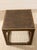 Vintage Black & Gold Textured Side Table For Sale - Image 9 of 10