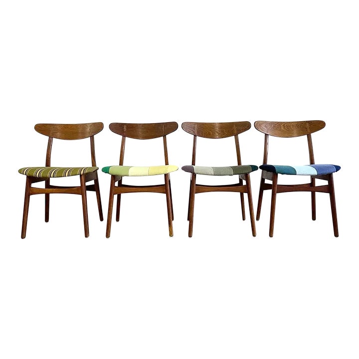 Hans Wegner Ch30 Danish Mid Century Modern Dining Chairs Chairish