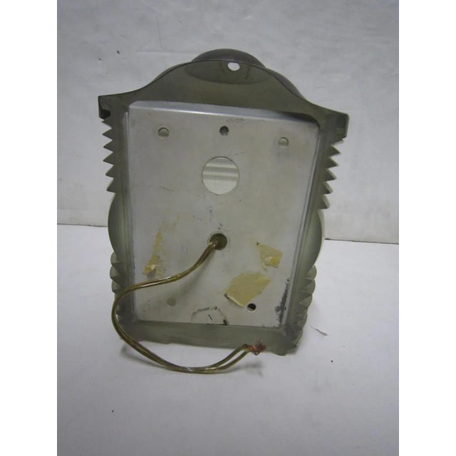 Jean Perzel Original French Art Deco Period Glass and Metal Sconce, 1935 For Sale - Image 12 of 13