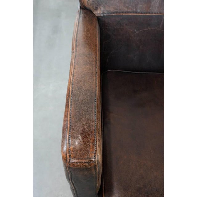 Animal Skin Vintage Sheepskin Armchairs, Set of 2 For Sale - Image 7 of 18