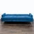 2010s West Elm Andes 3-Seat Blue Sofa Bed – Modern Convertible Couch For Sale - Image 5 of 10