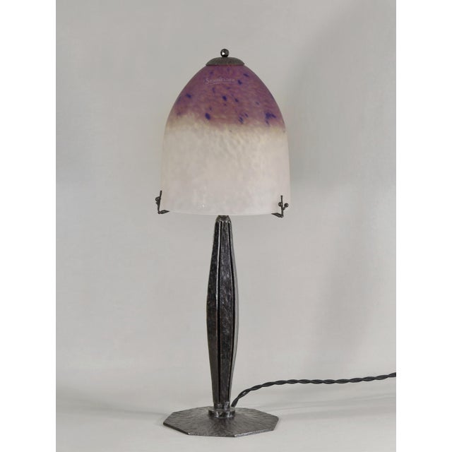 Art Deco French Art Deco Table Lamp by Charles Schneider 1920s France For Sale - Image 3 of 9