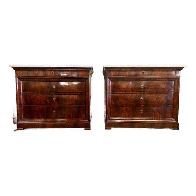 Pair of Louis-Philippe Chests For Sale