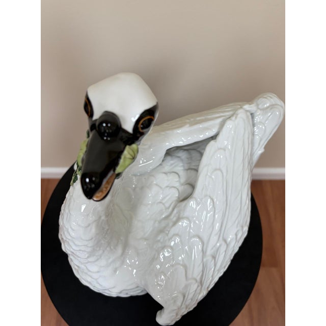 Late 20th Century Chelsea House Porcelain Swan Soup Tureen For Sale - Image 9 of 16
