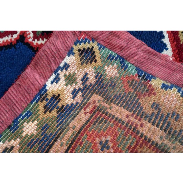 1960s Vintage French Savonnerie Rug For Sale - Image 10 of 11