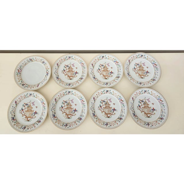 Chinoiserie 1990s Tiffany & Co. Audubon Dessert Accent Plates- Set of 8 For Sale - Image 3 of 11