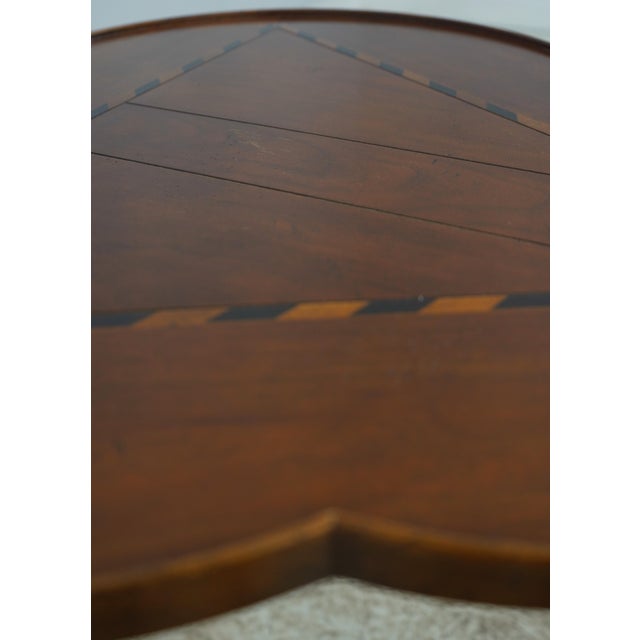 Baker Furniture Company Baker Continental Clover Leaf Occasional Table For Sale - Image 4 of 12