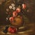Italian Artist, Still Life with Flowers and Fruit, 1700s, Oil on Canvas, Framed For Sale - Image 3 of 10