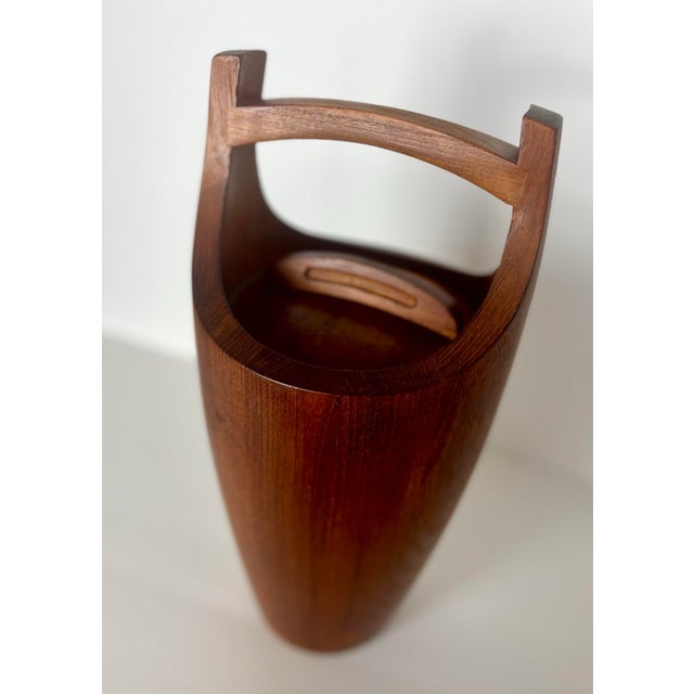 Dansk Danish Modern Highboy Teak Ice Bucket | by Dansk For Sale - Image 4 of 12