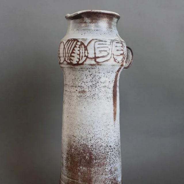 Large Vintage French Decorative Vase by Michel and Nicole Anasse, 1960s For Sale - Image 8 of 18