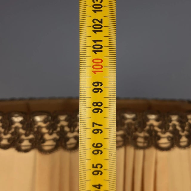 Antique Table Lamp in Wood and Brass, 1890s For Sale - Image 17 of 18