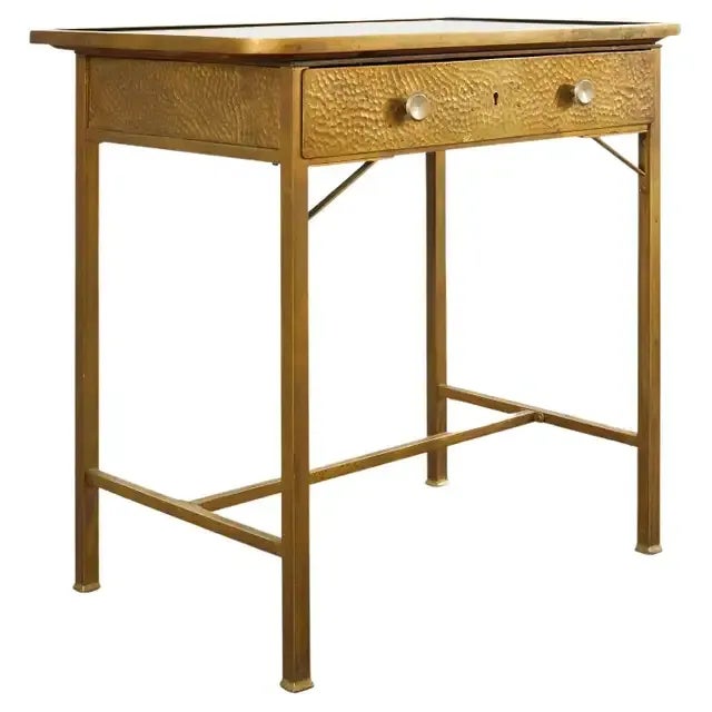 Vienna Secessionist Bronzed Metal Writing Table or Desk For Sale - Image 13 of 13