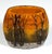 Art Nouveau Cameo Vase with Winter Landscape from Daum Nancy, France, 1900 For Sale - Image 3 of 7