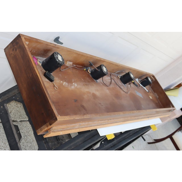 1970s 1970s King Size Henredon Bridge/Headboard Piece Overhung Between 2 Armoires For Sale - Image 5 of 6