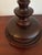 American Late 20th Century Turned Wood Lamp For Sale - Image 3 of 5