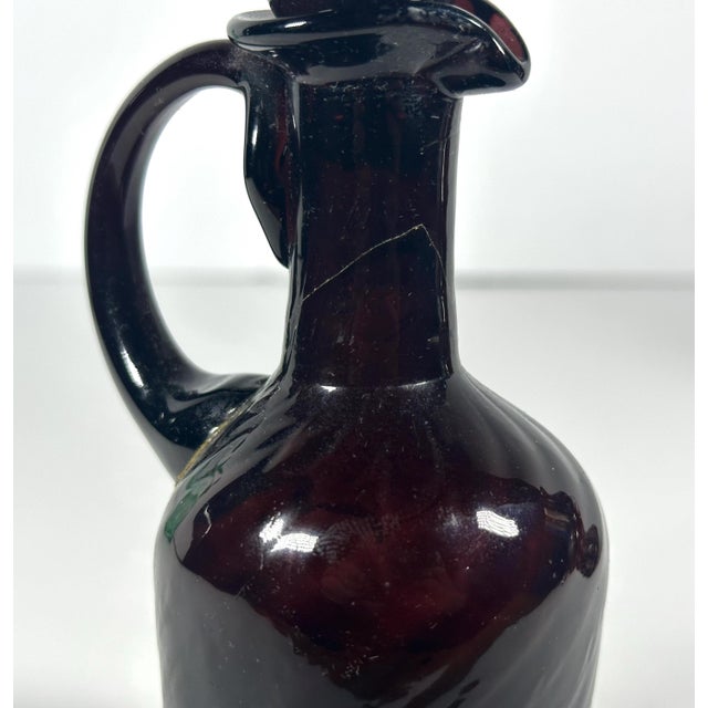Glass Late 20th Century Art Glass Cruet Collection - Ser of 5 For Sale - Image 7 of 10