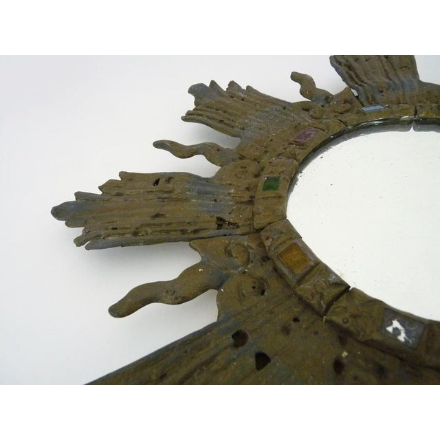 Line Sun Mirror from Vautrin Irena Jaworska, 1960s For Sale - Image 6 of 10