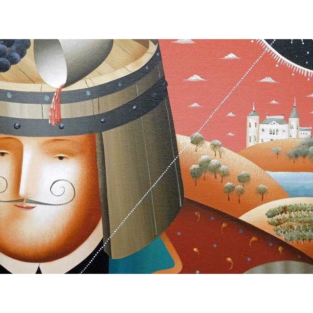 Anton Arkhipov "Fall Bright . The Cosmological Theory" Original Oil on Canvas For Sale - Image 12 of 15