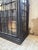 Antique Black Bamboo Glass-Fronted Bookcase, 1900s For Sale - Image 13 of 18