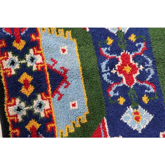 Textile 1950s Vintage French Savonnerie Rug For Sale - Image 7 of 11