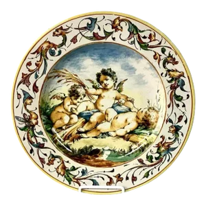 19th Century Italian Majolica Charger