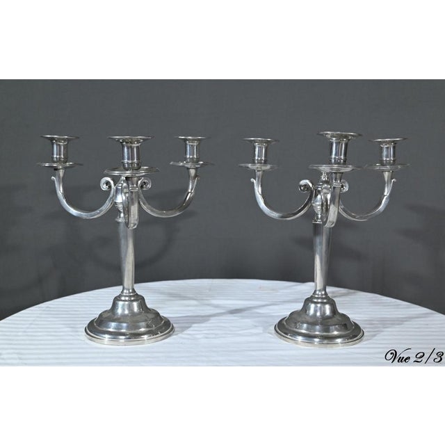 Mid 20th Century Le Lingot Candleholders in Pewter, 1950s, Set of 2 For Sale - Image 18 of 18