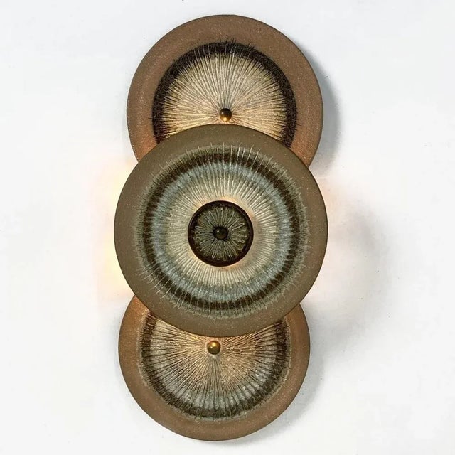 Ceramic Ceramic Wall Light, Denmark, 1970s For Sale - Image 7 of 18