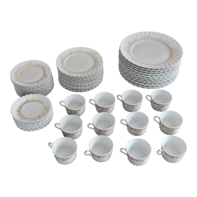 Haviland Limoges Ladore Dinnerware Set of 60 New, Never Used! Chairish
