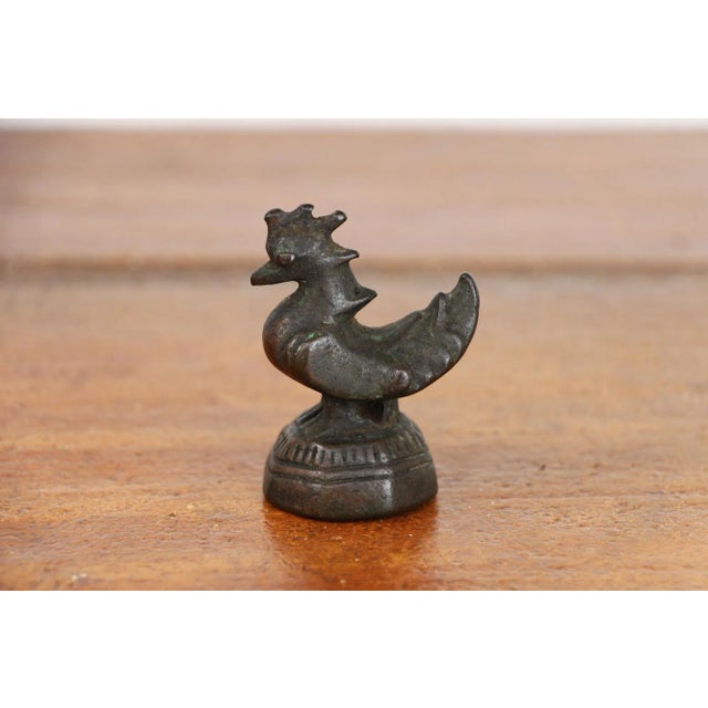 Arts & Crafts 19th Century Antique Burmese Bronze Opium Weight For Sale - Image 3 of 13